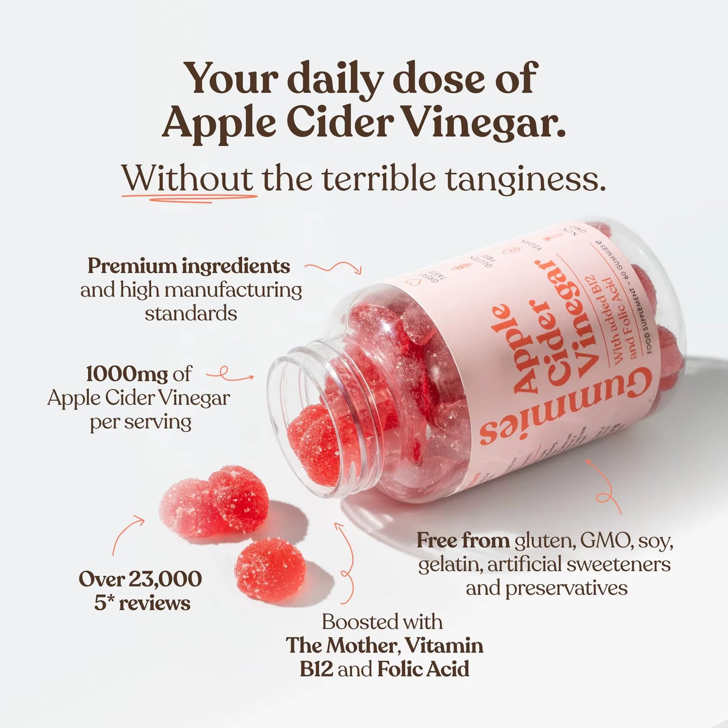 Apple Cider Vinegar Daily Supercharge Gummies